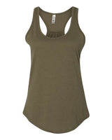 Next Level 6338 Ladies' Gathered Racerback Tank #color_MILITARY GREEN