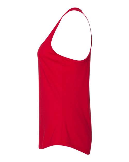 Next Level 6338 Ladies' Gathered Racerback Tank #color_RED