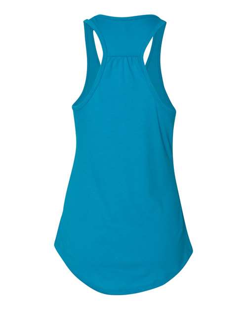 Next Level 6338 Ladies' Gathered Racerback Tank #color_TURQUOISE