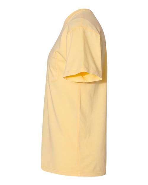 Next Level 7415 Adult Inspired Dye Crew with Pocket #color_BLONDE