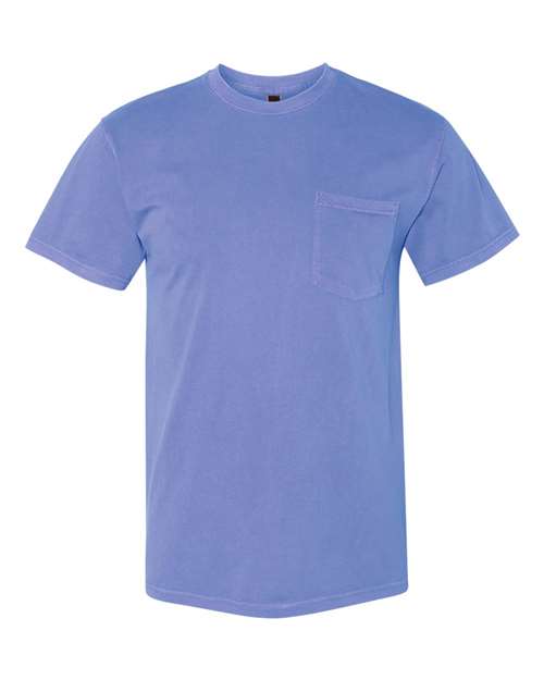 Next Level 7415 Adult Inspired Dye Crew with Pocket #color_PERI BLUE