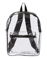 Liberty Bags 7010 Clear Backpack #color_BLACK