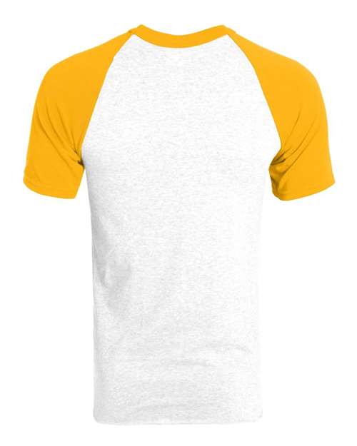 Augusta Sportswear 423 Adult Short-Sleeve Baseball Jersey #color_WHITE/ GOLD