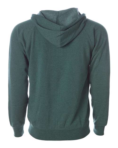 Independent Trading Co. PRM33SBZ Special Blend Raglan Full-Zip Hooded Sweatshirt #color_Moss
