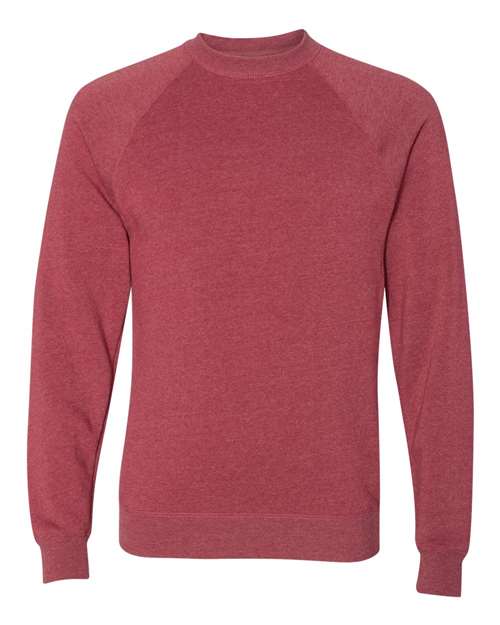 Independent Trading Co. PRM30SBC Special Blend Crewneck Raglan Sweatshirt #color_Crimson
