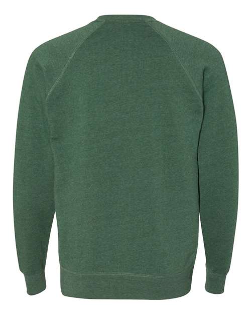Independent Trading Co. PRM30SBC Special Blend Crewneck Raglan Sweatshirt #color_Moss