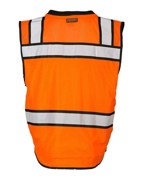 Kishigo S5004-5005 High-Performance Surveyors Vest #color_Orange