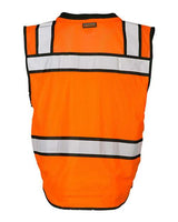 Kishigo S5004-5005 High-Performance Surveyors Vest #color_Orange