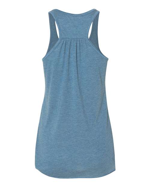 Bella + Canvas B8800 Ladies' Flowy Racerback Tank #color_HTHR DEEP TEAL