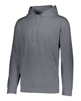 Augusta Sportswear 5505 Adult Wicking Fleece Hooded Sweatshirt #color_GRAPHITE