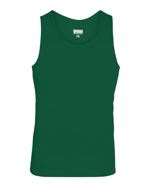 Augusta Sportswear 703 Adult Training Tank #color_DARK GREEN