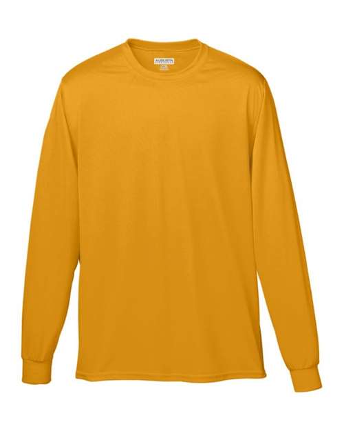 Augusta Sportswear 788 Adult Wicking Long-Sleeve T-Shirt #color_GOLD