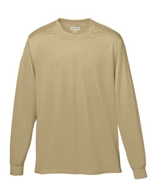 Augusta Sportswear 788 Adult Wicking Long-Sleeve T-Shirt #color_VEGAS GOLD