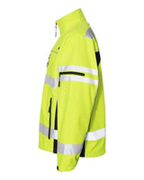 Kishigo JS137-138 Premium Black Series Class 3 Soft Shell Jacket #color_Lime