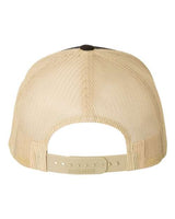 Richardson 112 Snapback Trucker Cap #color_Black/ Vegas Gold