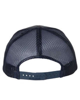 Richardson 112 Snapback Trucker Cap #color_Charcoal/ Navy