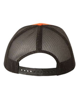 Richardson 112 Snapback Trucker Cap #color_Orange/ Black
