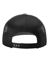 Richardson 112 Snapback Trucker Cap #color_Loden/ Black
