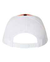 Richardson 112 Snapback Trucker Cap #color_Orange/ White/ Black