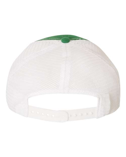 Richardson 111 Garment-Washed Trucker Cap #color_Kelly/ White