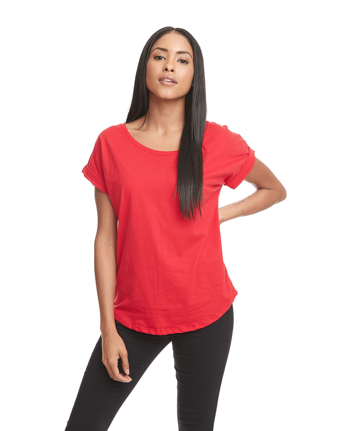 Next Level 6360 Ladies' Dolman with RolledSleeves