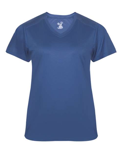 Badger 4062 Ultimate SoftLock Women's V-Neck T-Shirt #color_Royal