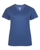 Badger 4062 Ultimate SoftLock Women's V-Neck T-Shirt #color_Royal