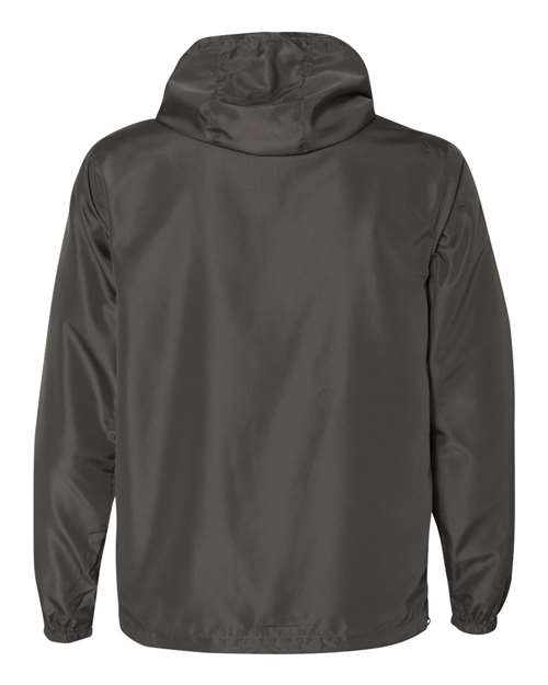 Independent Trading Co. EXP54LWZ Lightweight Windbreaker Full-Zip Jacket #color_Graphite