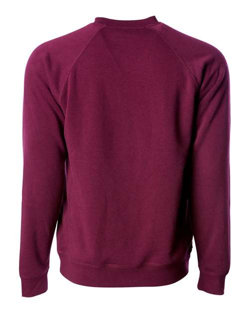 Independent Trading Co. PRM30SBC Special Blend Crewneck Raglan Sweatshirt #color_Maroon