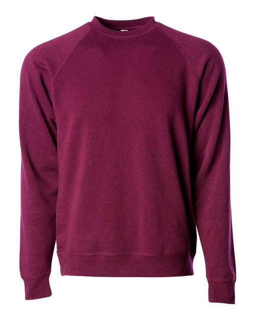 Independent Trading Co. PRM30SBC Special Blend Crewneck Raglan Sweatshirt #color_Maroon