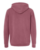 Independent Trading Co. PRM4500 Midweight Pigment-Dyed Hooded Sweatshirt #color_Pigment Maroon