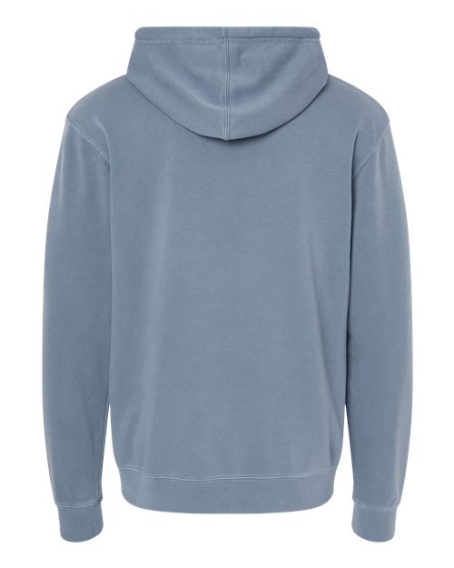 Independent Trading Co. PRM4500 Midweight Pigment-Dyed Hooded Sweatshirt #color_Pigment Slate Blue