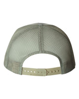 Richardson 112P Printed Trucker Cap #color_Military Digital Camo/ Light Green