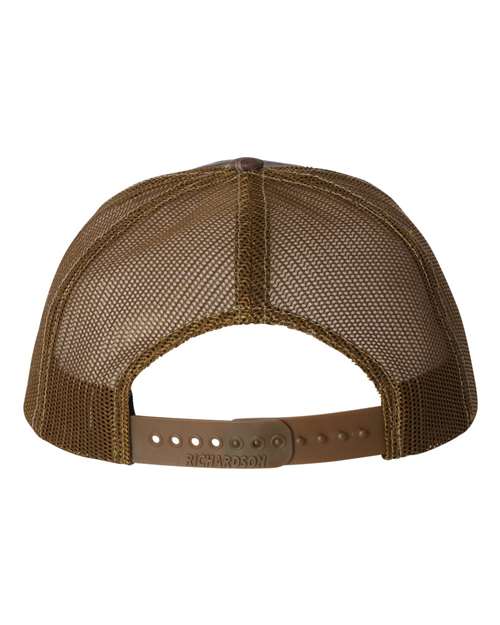 Richardson 112P Printed Trucker Cap #color_Kryptek Highlander - Buck