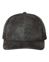 Richardson 112P Printed Trucker Cap #color_Kryptek Typhon/ Black