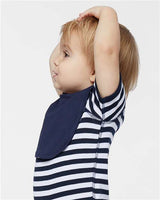 Rabbit Skins RS1005 Infant Premium Jersey Bib #color_NAVY