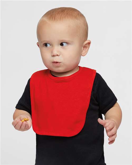 Rabbit Skins RS1005 Infant Premium Jersey Bib #color_RED