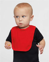 Rabbit Skins RS1005 Infant Premium Jersey Bib #color_RED