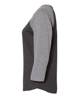 LAT LA3530 Ladies'' Baseball T-Shirt #color_VN SMK/ GRAN HTH