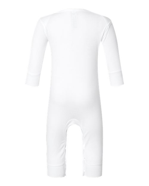 Rabbit Skins 4412 Infant Baby Rib Coverall #color_WHITE