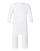 Rabbit Skins 4412 Infant Baby Rib Coverall #color_WHITE