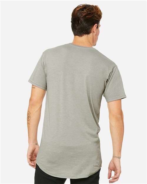 Bella + Canvas 3006 Men's Long Body Urban T-Shirt #color_HEATHER STONE