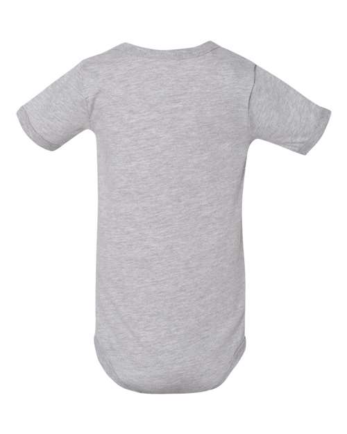 Bella + Canvas 100B Infant Jersey Short-Sleeve One-Piece #color_ATHLETIC HEATHER
