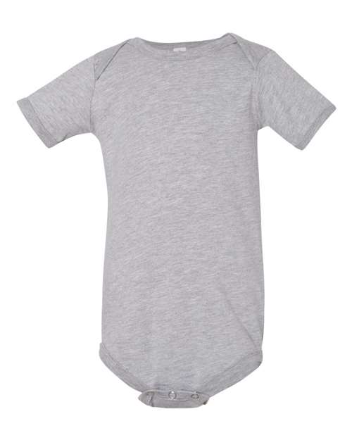 Bella + Canvas 100B Infant Jersey Short-Sleeve One-Piece #color_ATHLETIC HEATHER