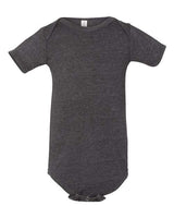 Bella + Canvas 100B Infant Jersey Short-Sleeve One-Piece #color_DARK GRY HEATHER
