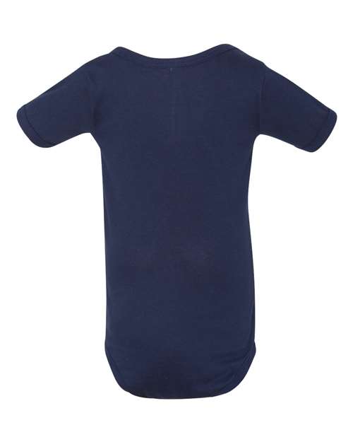Bella + Canvas 100B Infant Jersey Short-Sleeve One-Piece #color_NAVY