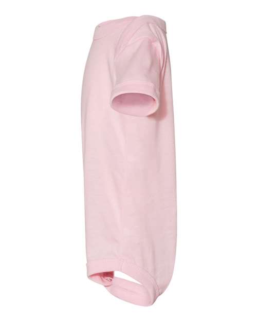 Bella + Canvas 100B Infant Jersey Short-Sleeve One-Piece #color_PINK