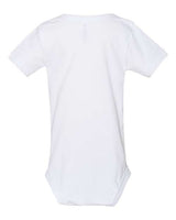 Bella + Canvas 100B Infant Jersey Short-Sleeve One-Piece #color_WHITE