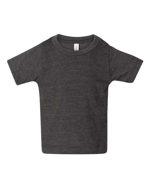 Bella + Canvas 3001B Infant Jersey Short Sleeve T-Shirt #color_DARK GRY HTHR