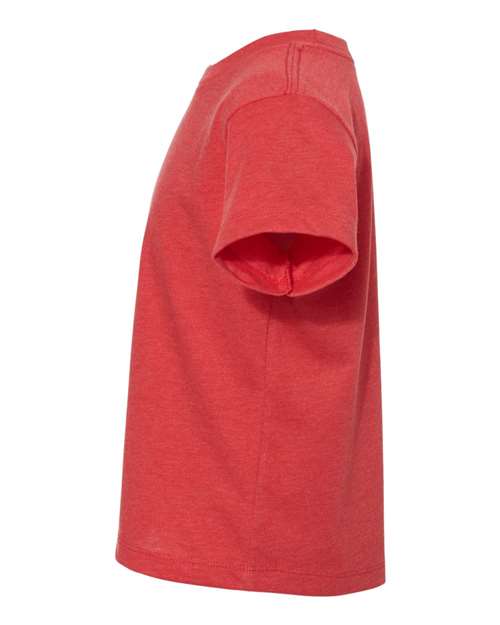 Bella + Canvas 3001T Toddler Jersey Short-Sleeve T-Shirt #color_HEATHER RED